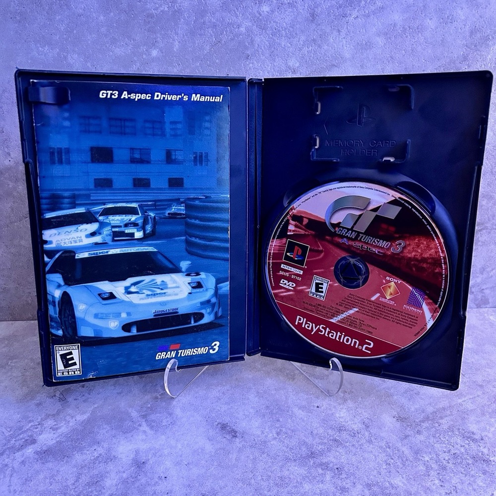 Gran Turismo 3 A-spec Video Game (Sony PlayStation 2, 2006) CIB Tested - Picture 3 of 6